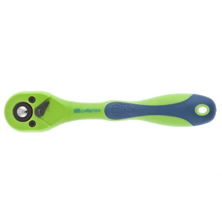 Ключ трещотка двухкомпонентная рукоятка 3/8 СИБРТЕХ артикул 14008 купить в Когалыме