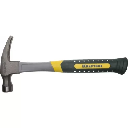 Молоток-гвоздодер RIP 450 г с фиберглассовой рукояткой, KRAFTOOL 20281-450 20281-450 купить в Когалыме