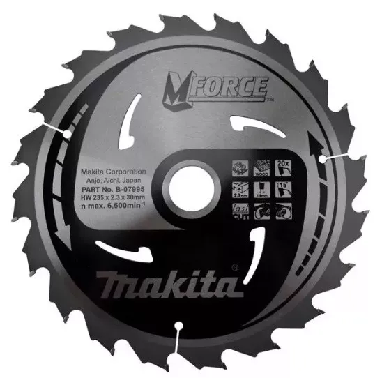 Диск пильный Makita M-Force, 190х30х2мм, 12 зуб, для дерева B-31245 купить в Когалыме