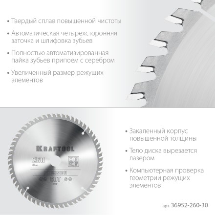 Диск пильный PRECISION, повышенный ресурс 36952-260-30 купить в Когалыме