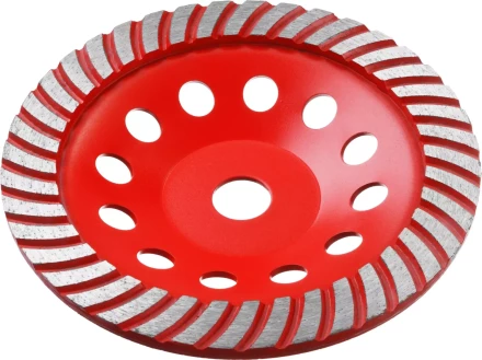 Чашка алмазная шлифовальная по бетону ЗУБР "МАСТЕР" сегментированная, 180мм 33375-180 купить в Когалыме