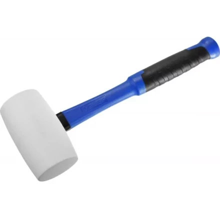 Киянка ЗУБР "ПРОФЕССИОНАЛ" резиновая белая, с фиберглассовой ручкой, 900г 20531-900_z02 купить в Когалыме