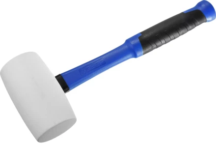 Киянка ЗУБР "ПРОФЕССИОНАЛ" резиновая белая, с фиберглассовой ручкой, 900г 20531-900_z02 купить в Когалыме