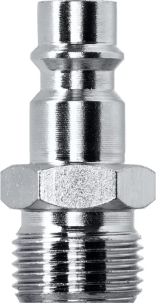Переходник KRAFTOOL EXPERT QUALITAT для пневмоинструмента, резьба 1/4 папа - быстросъемное соединение папа 06592-3/8 купить в Когалыме