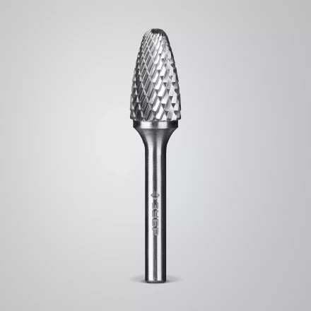 Зубр Твердосплавная борфреза F - парабола с закругленным углом, 14 х 25 мм, радиус 3.5 мм (28805-14-25) купить в Когалыме