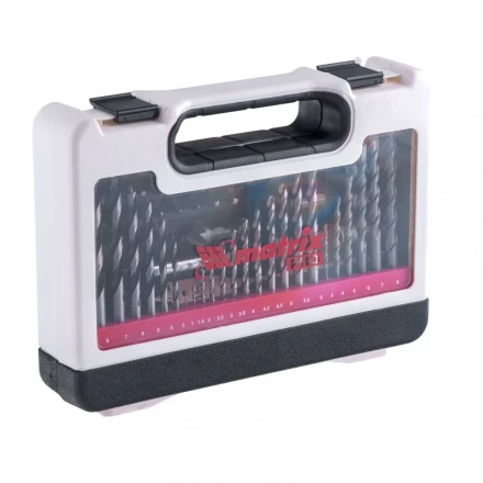 Набор сверл комбинированный по металлу 1-6 мм бетону 3-8 мм дереву 3-8 мм перки биты 30 шт адаптер головки 8 шт 71 предмет Pro Matrix 725671 купить в Когалыме