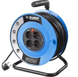 Удлинители на катушке силовые провод ПВС 3х1(15) кв мм серия ПРОФЕССИОНАЛ