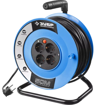 Удлинители на катушке силовые провод ПВС 3х1(15) кв мм серия ПРОФЕССИОНАЛ купить в Когалыме