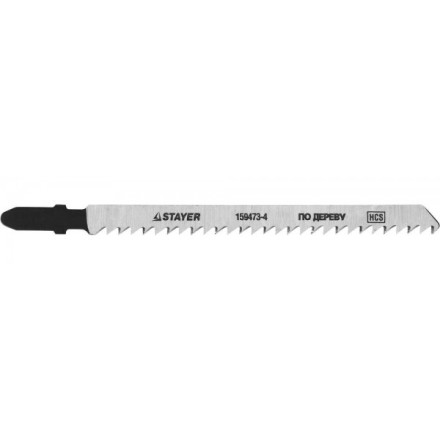 Полотна STAYER &quot;STANDARD&quot;, T301CD, для эл.лобзиков, HCS, по дереву, фанере, ДВП, ДСП, быстр точный рез, EU-хвост., 100/4мм, 2шт 159473-4 купить в Когалыме