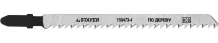 Полотна STAYER &quot;STANDARD&quot;, T301CD, для эл.лобзиков, HCS, по дереву, фанере, ДВП, ДСП, быстр точный рез, EU-хвост., 100/4мм, 2шт 159473-4 купить в Когалыме