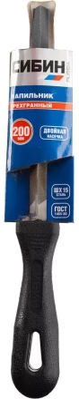 Напильник СИБИН трехгранный с пластиковой рукояткой, 200мм 16703-20 купить в Когалыме