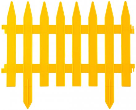 Забор декоративный GRINDA &quot;КЛАССИКА&quot;, 28x300см, желтый 422201-Y купить в Когалыме