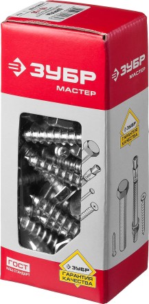Шурупы ЗУБР &quot;МАСТЕР&quot; с шестигранной головкой, оцинкованные, 10x50мм, 45шт 4-300451-10-050 купить в Когалыме