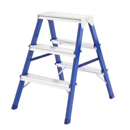 Стремянка двусторонняя 3 ступени стальная Сибртех 97933 купить в Когалыме