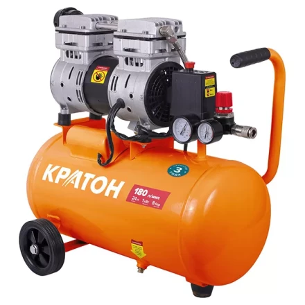 Компрессор безмасляный поршневой прямой привод Кратон AC-180-24-OFS 3 01 01 052 купить в Когалыме