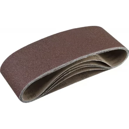 Лента шлифовальная бесконечная ЗУБР "СТАНДАРТ" на тканевой основе, для ЛШМ, P80, 100х610мм, 5 шт 35343-080 купить в Когалыме