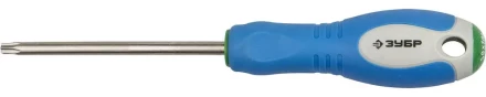 Отвертка ЗУБР, Cr-V сталь, трехкомпонентная рукоятка, цветовая индикация типа шлица, TORX №30, 100мм 25254-30-100 купить в Когалыме