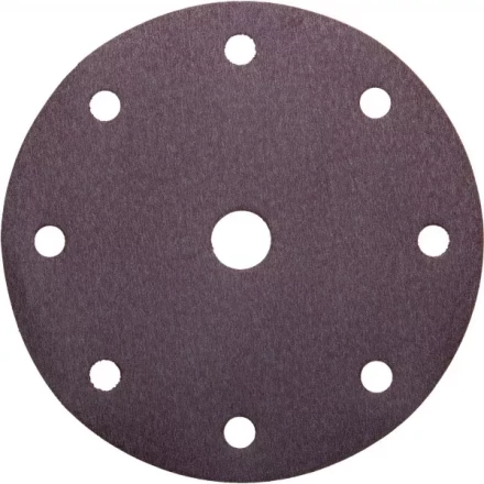 Круг шлифовальный URAGAN "Универсальный водостойкий с покрытием стеарата цинка" на липучке, 9 отв., P240, 150мм, 5шт 907-44114-240-05 купить в Когалыме