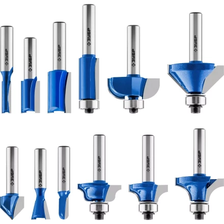 ЗУБР 12 шт, набор профильных фрез по дереву, Профессионал (28796-H12) купить в Когалыме