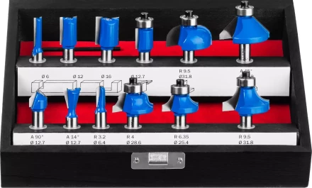ЗУБР 12 шт, набор профильных фрез по дереву, Профессионал (28796-H12) купить в Когалыме