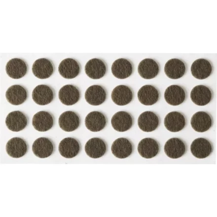 Накладки STAYER "COMFORT" на мебельные ножки, самоклеящиеся, фетровые, коричневые, круглые - диаметр 10 мм, 32 шт 40910-10 купить в Когалыме