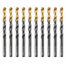 Сверло по металлу, 7 мм, HSS-Tin, Golden Tip, 10 шт. Denzel 717217 купить в Когалыме
