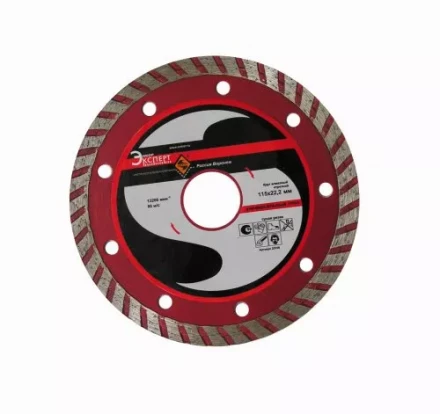Круг алмазный 115 х 22,2 мм турбо универсальный сухая резка Энкор 25726 купить в Когалыме