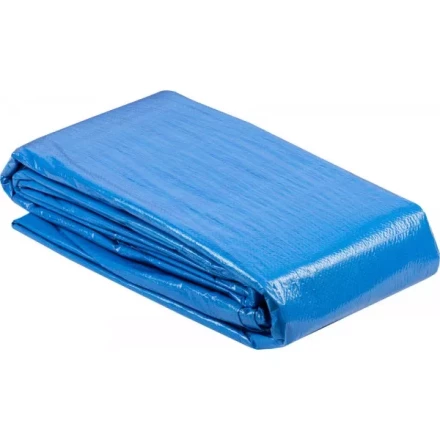 Тент-полотно ЗУБР "МАСТЕР" универсальный, из тканого полимера плотностью 75 г/м3, с люверсами, водонепроницаемый, 6мх8м 12550-06-08 купить в Когалыме