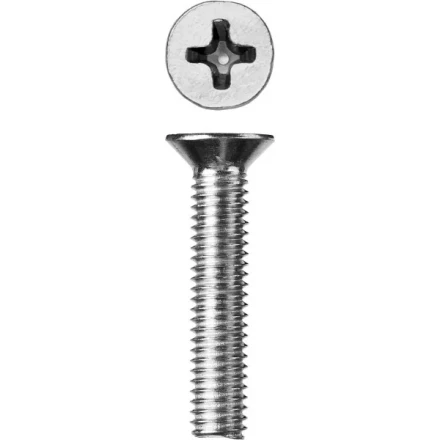 Винт ЗУБР "МАСТЕР" DIN 965, класс прочности 4.8, оцинкованный, M6x35мм, 5кг 303110-06-035 купить в Когалыме