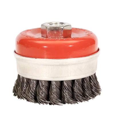 Щетка для УШМ М14/80 мм чашечная сталь витая VMX 511722 купить в Когалыме