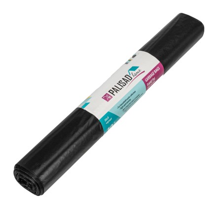 Пакеты для мусора 120 л x 10 шт., ПВД прочные черные, длинный ролик, Home Palisad 927265 купить в Когалыме