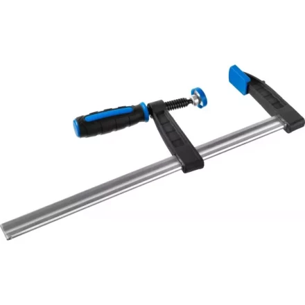 Струбцина ЗУБР "ПРОФЕССИОНАЛ", тип "F", двухкомпонентная ручка, стальная закаленная рейка, 80х300мм 32155-080-300 купить в Когалыме