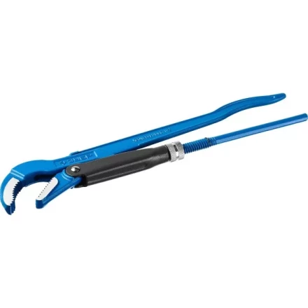 Ключ трубный рычажный ЗУБР "ПРОФЕССИОНАЛ", изогнутые губки, цельнокованый, Сr-V, № 2,  1,5" 27337-2_z01 купить в Когалыме