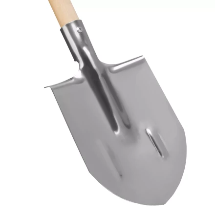 Лопата штыковая Palisad, нерж. сталь, 200х265х1385 мм, ребра жесткости, деревянный черенок, Россия, 6146757 купить в Когалыме