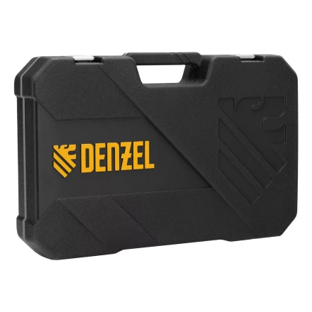 Набор инструментов Denzel 15801, 1/2", 1/4", CrV, S2, пластиковый кейс, 64 предмета купить в Когалыме