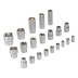 Набор инструментов Denzel 15801, 1/2&quot;, 1/4&quot;, CrV, S2, пластиковый кейс, 64 предмета купить в Когалыме
