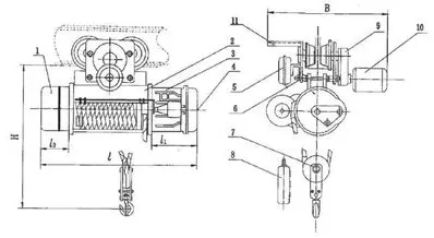 Тельфер электрический с тележкой, ТM-1S-2-12 Magnus-Profi Professional купить в Когалыме