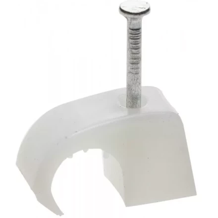 Скоба-держатель для кабеля, универсальная, с оцинкованным гвоздем, 4-7 мм, 60 шт, STAYER Master 45050-04-07 45050-04-07 купить в Когалыме