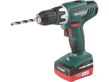 Дрель-шуруповерт аккумуляторный Metabo BS 14,4 Li в кейсе патрон до 10 мм купить в Когалыме