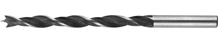 Сверло спиральное по дереву "M-type", М-образная заточка, сталь HCS, STAYER Professional 2942-085-05, d=5мм 2942-085-05_z01 купить в Когалыме