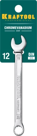 Ключи комбинированные KRAFTOOL, Cr-V, DIN 3113 27079-12 купить в Когалыме