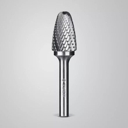 Зубр Твердосплавная борфреза F - парабола с закругленным углом, 16 х 25 мм, радиус 4.0 мм (28805-16-25) купить в Когалыме