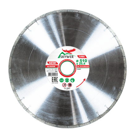 Диск алмазный 1A1RSS ALLIGATOR SKYWER 510*4,0*10*38T*25,4 mm купить в Когалыме