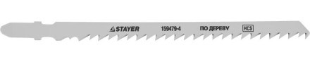 Полотна STAYER &quot;STANDARD&quot;, T344D, для эл.лобзиков, HCS, по дереву, фанере, ДСП, быстрый рез, EU хвост., 110/4мм, 2шт 159479-4 купить в Когалыме