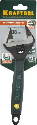 Ключ разводной SlimWide-S, 200 / 38 мм, KRAFTOOL 27263-20 купить в Когалыме