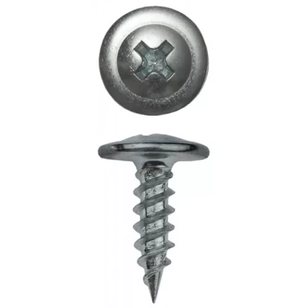 Саморезы ЗУБР с прессшайбой по листовому металлу до 0,9мм, PH2, 4,2х19мм, ТФ6, 16шт 4-300196-42-019 купить в Когалыме