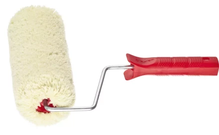 Валик ЗУБР "МАСТЕР" ФАСАДНЫЙ "СИНТЕКС", полиакрил 18мм, ручка 6мм, d=50/180мм 03507-18 купить в Когалыме