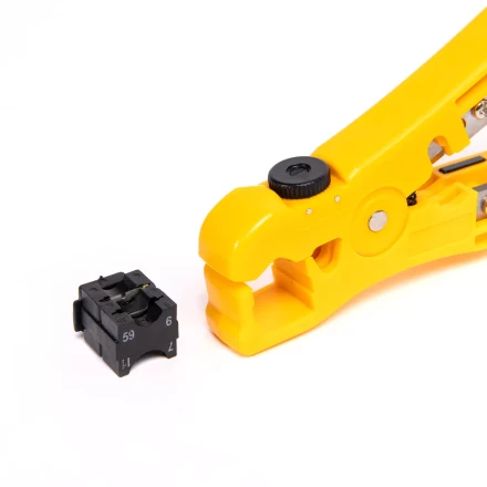 Стриппер КВТ КС-332 для снятия изоляции с коаксиального кабеля (89440) купить в Когалыме