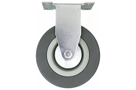 Аппаратное неповоротное колесо HITCH 100*25 резина серая FCg46 (SZ084847) купить в Когалыме