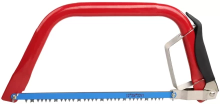 Набор GRINDA Пила лучковая с 2 полотнами по дереву и по металлу, 300мм/12" 1551-30 купить в Когалыме